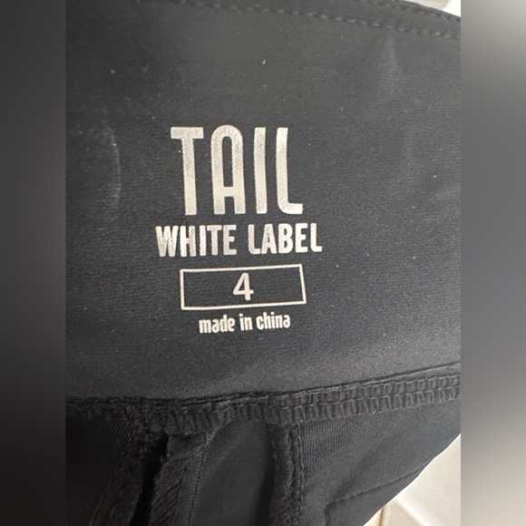 Tail White Label Women’s Black Golf Pull-On Shorts W/ Pockets Size 4 - Picture 11 of 12